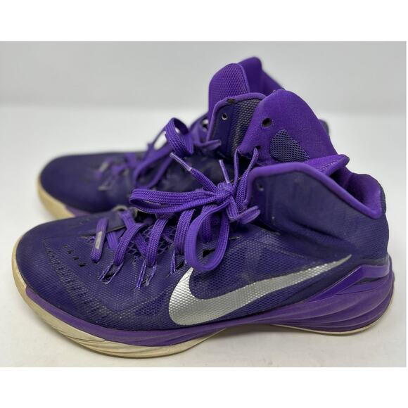Nike Hyperdunk Men's Purple High‎ Top Basketball Shoes Size 8 - Picture 1 of 11